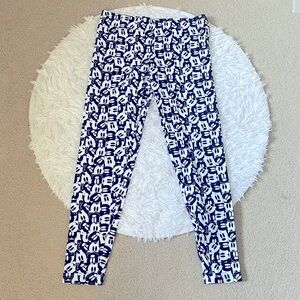 NWOT Disney Black and White Mickey Mouse Face Leggings